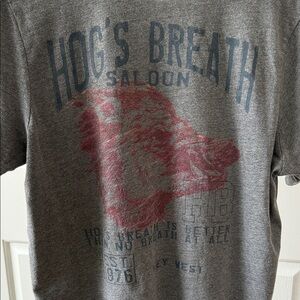 Hog’s Breath Saloon Short-Sleeve Crewneck T-Shirt - Charcoal